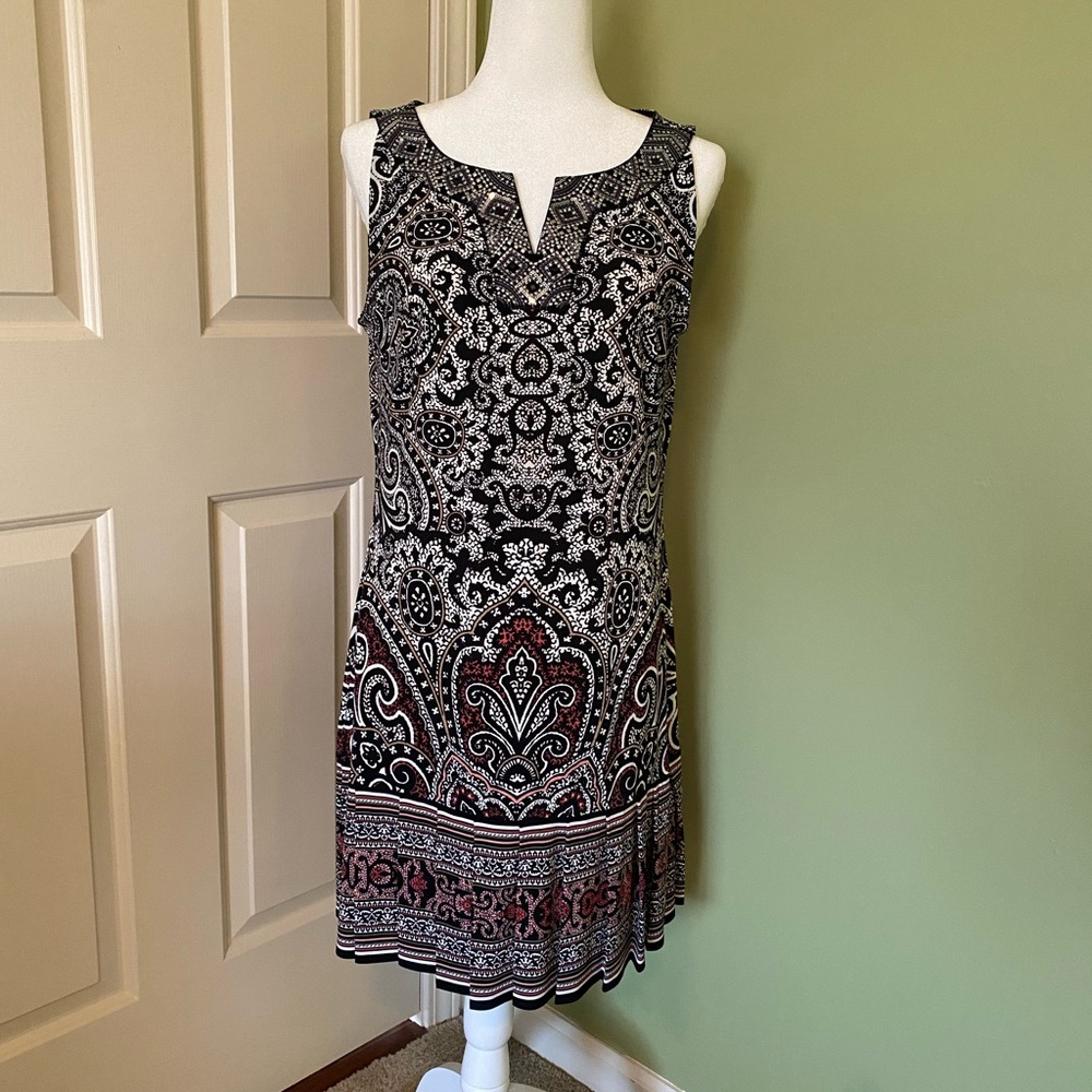 White House Black Market Paisley Mini Dress